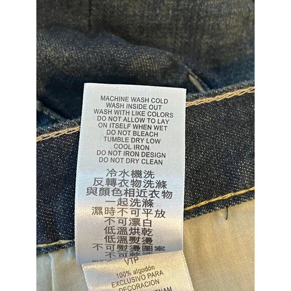 NWT Levis 514 Straight Leg Mid Rise Jeans Pockets Womens Size 14 Dark Wash - Picture 11 of 14